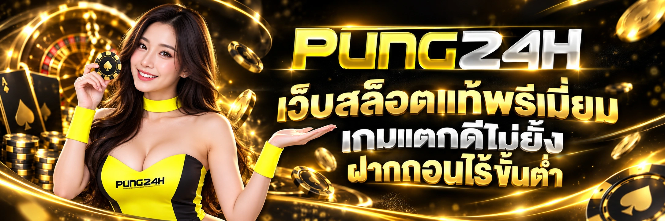 PUNG24H เกมแตกดีไม่ยั้ง ฝากถอนไร้ขั้นต่ำ